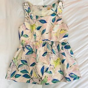 Leifsdottir Floral Peplum Top